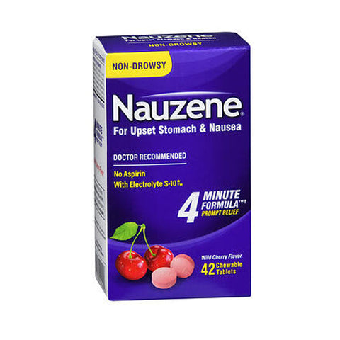 BPH, Non-Drowsy Upset Stomach And Nausea Chewable Tablets Wild Cherry, 42 Tabs BPH
