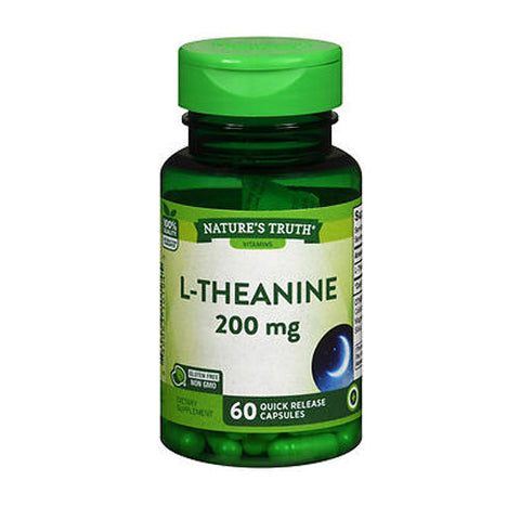 Nature's Truth, L-Theanine Dietary Supplement Capsules, 200 Mg, 60 Caps Nature's Truth