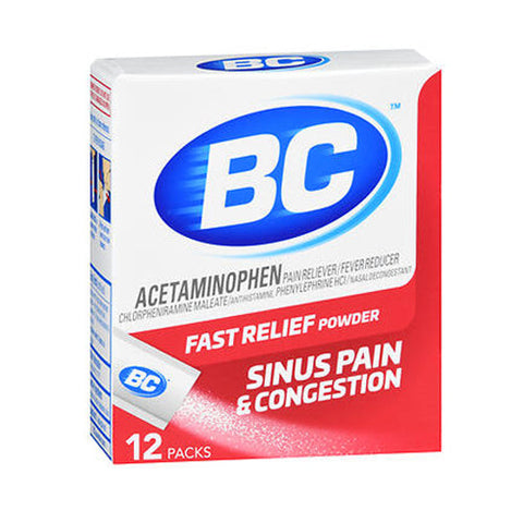 BC, Sinus Pain & Congestion, 12 Count BC