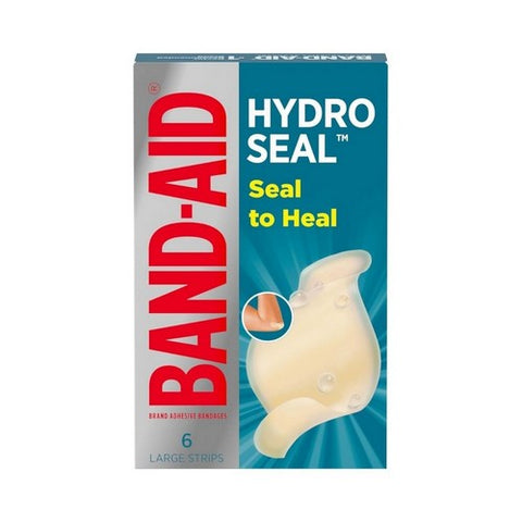 Band-Aid, Hydro Seal Hydrocolloid Gel Bandages Large, 6 Each Band-Aid