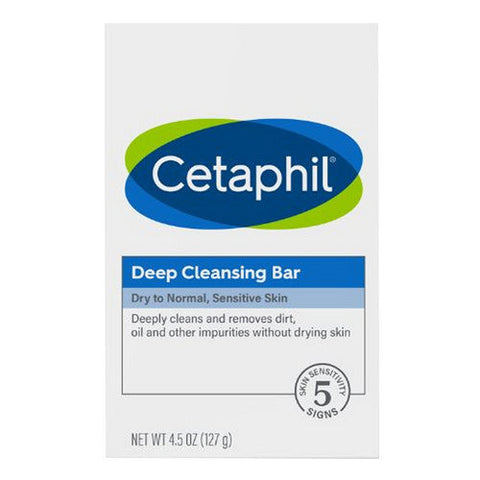 Cetaphil, Deep Cleansing Bar Dry To Normal Sensitive Skin, 4.5 Oz Cetaphil