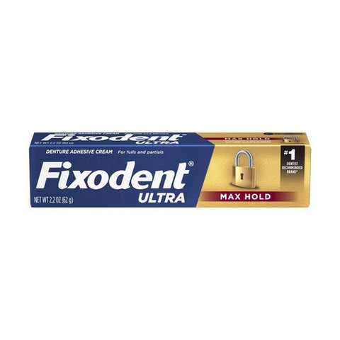 Fixodent, Ultra Denture Adhesive Cream, 2.2 Oz Fixodent