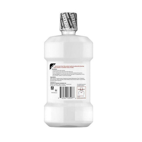 Listerine, 24-Hr Tooth Sensitivity Relief And Protection Mouthwash Fresh Mint, 500 ml Listerine