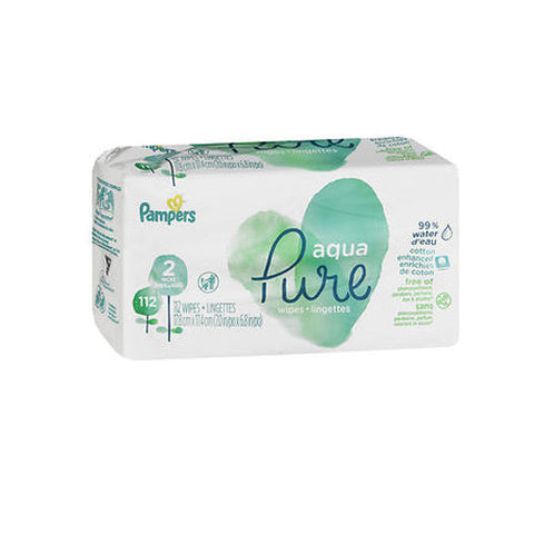 Pampers, Aqua Pure Wipes, 112 Count Pampers