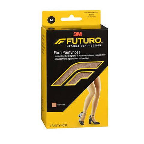 Futuro, Medical Compression Firm Pantyhose Medium Nude, 1 Pair Futuro