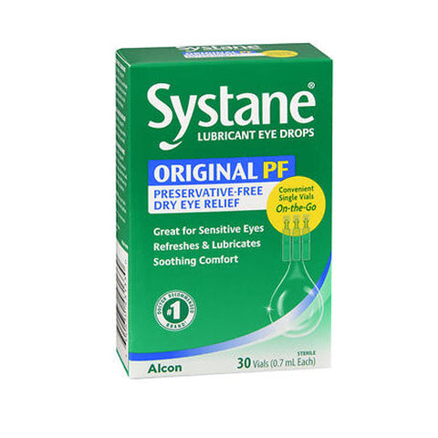 Systane, Original Pf Lubricant Eye Drops Vials, 30 Each Systane