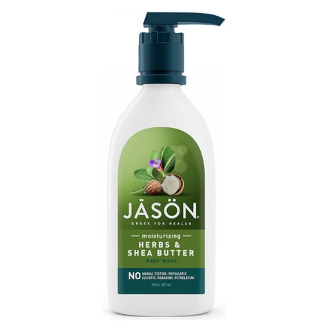 Jason Natural Products, Body Wash Satin, Herbal 30 Fl Oz Jason Natural Products