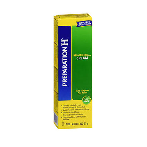 Preparation H, Hemorrhoidal Cream With Aloe, 1.8 Oz Preparation H