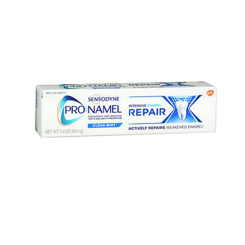 Sensodyne, Pronamel Intensive Enamel Repair Toothpaste for Sensitive Teeth and Cavity Protection, Clean Mint, 3.4 Oz Sensodyne