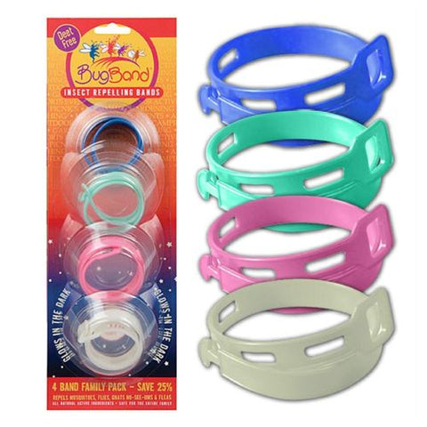 BugBand, Insect Repellent Bands, 4 Count BugBand