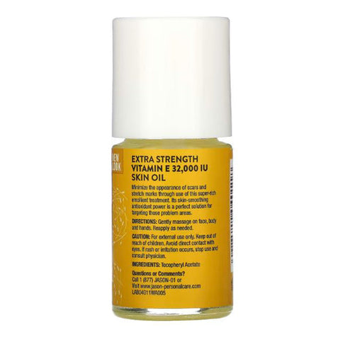 Jason Natural Products, Extra Strength Vitamin E Oil, 32000 IU, w/Wand 1.1 Fl Oz Jason Natural Products