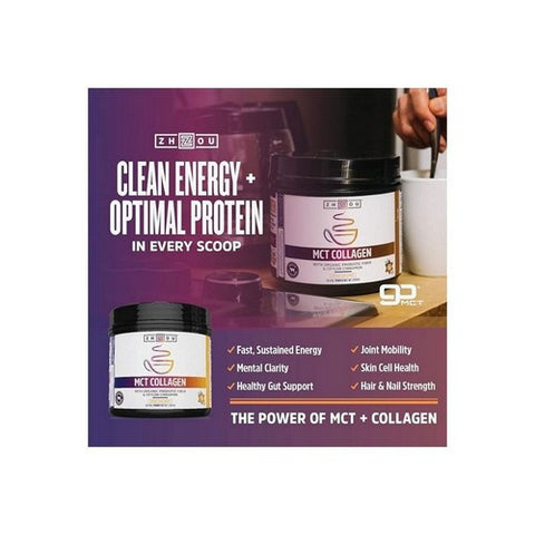 Zhou Nutrition, MCT Collagen, 13.4 Oz Zhou Nutrition