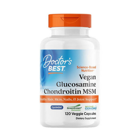 Doctors Best, Vegan Glucosamine Chondroitin MSM, 120 Veggie Caps Doctors Best