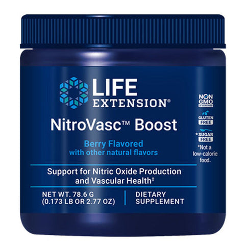 Life Extension, NitroVasc Boost Berry Flavor, 78.60 Grams Life Extension