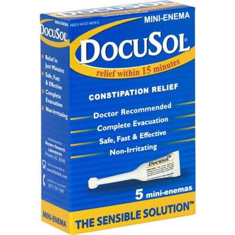 Enemeez, Regular Mini-Enema, 5 Count Enemeez
