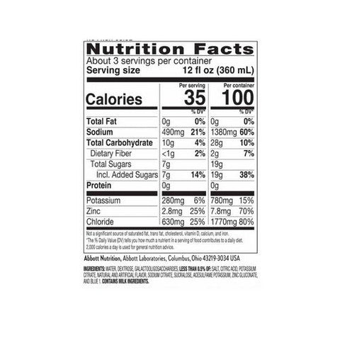 Pedialyte, Advanced Care Plus Electrolyte Solution Berry Frost, 33.8 Oz Pedialyte
