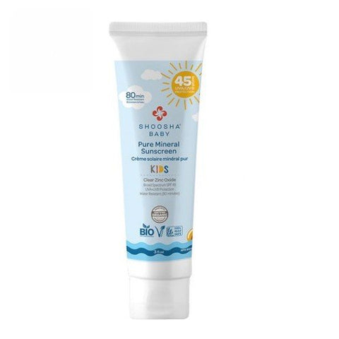 Shoosha, Organic Baby Mineral Sunscreen SPF 45, 3 Oz Shoosha
