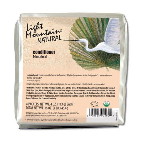Light Mountain, Natural Hair Color & Conditioner, Neutral 16 Oz Light Mountain