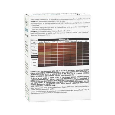 Light Mountain, Color the Gray Natural Haircolor And Conditioner Medium Brown, Brown-Medium 7 Oz Light Mountain