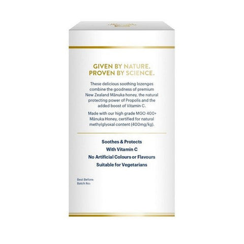Manuka Health, Manuka Honey Lozenges Mgo 400+ Propolis Natural, 15 Count Manuka Health