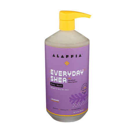 Alaffia, Everyday Lavender Body Wash, 32 Oz Alaffia