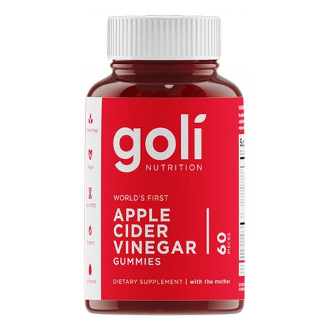 Goli Nutrition, Apple Cider Vinegar Gummies, 0, 60 Gummies Goli Nutrition