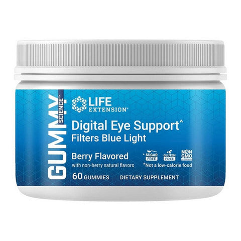 Life Extension, Gummy Science Digital Eye Support (Berry), 0, 60 Gumies Life Extension