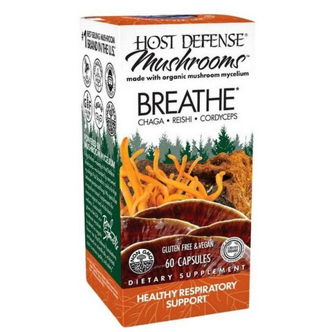 Host Defense, Breathe Capsules, 60 Cap Host Defense