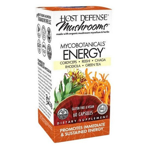Host Defense, MycoBotanicals Energy Capsules, 60 Cap Host Defense