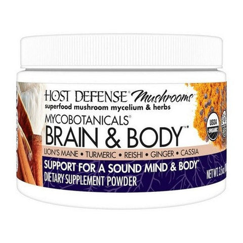 Host Defense, MycoBotanicals Brain & Body Powder, 100 G Host Defense