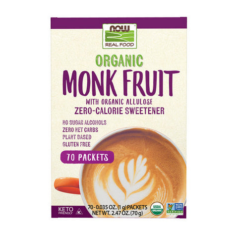 Now Foods, Organic Monk Fruit, 2.47 Oz Now Foods