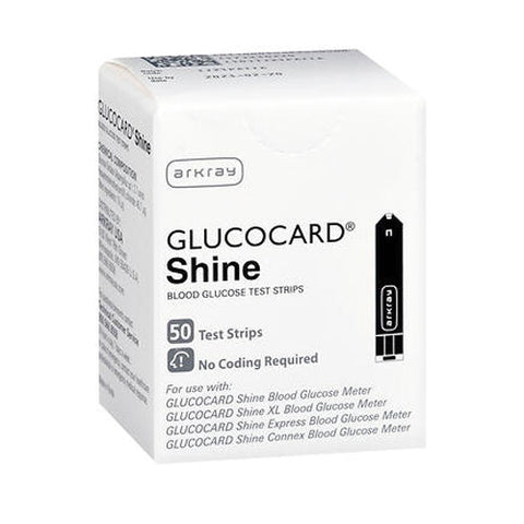 Glucocard, Shine Blood Glucose Test, 50 Each Glucocard