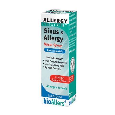 Natural Care, Bioallers Allergy/Sinus Nasal Spray, 0.8 Oz Natural Care