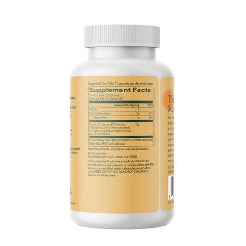 Om Mushrooms, Cordyceps Superfood, 90 Count Om Mushrooms