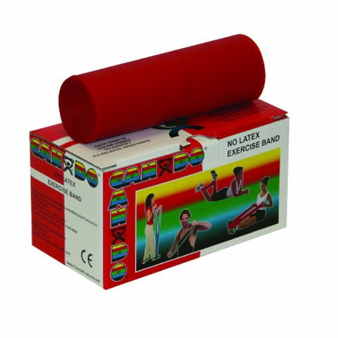 Fabrication Enterprises, Exercise Resistance Band Red 5 Inch X 6 Yard Light Resistance 10-5612, 1 Each Fabrication Enterprises