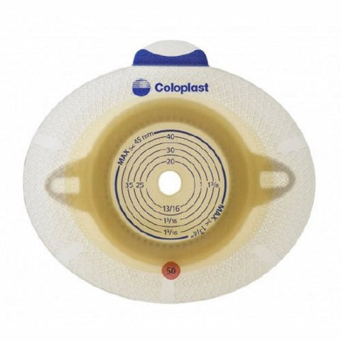 Coloplast, Ostomy Barrier Precut Extended Wear Double Layer Adhesive 50 mm 10026, Box Of 5 Coloplast