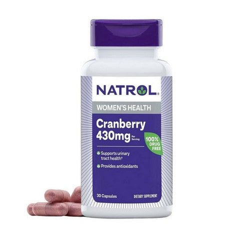 Natrol, Cranberry Women's Health, 430 Mg, 30 Caps Natrol