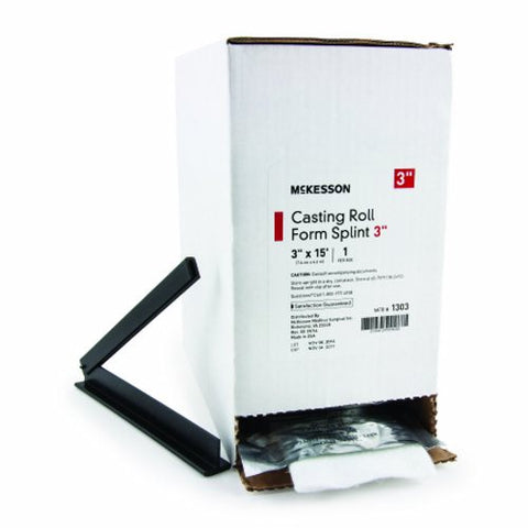 McKesson, Casting Roll Form Splints McKesson 3 Inch X 15 Foot Fiberglass White, Box Of 1 McKesson