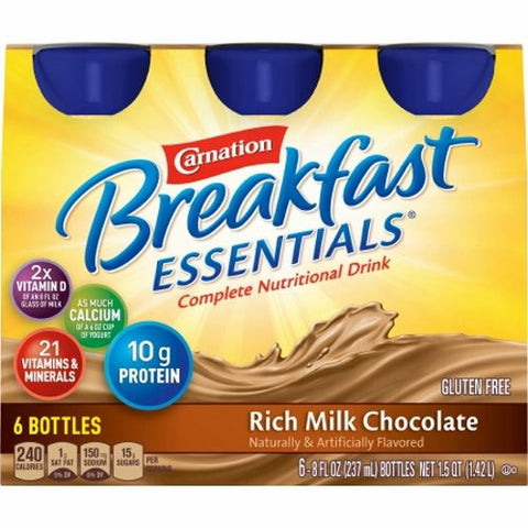 Nestle Healthcare Nutrition, Oral Supplement Carnation  Breakfast Essentials, Count of 24 Nestle Healthcare Nutrition