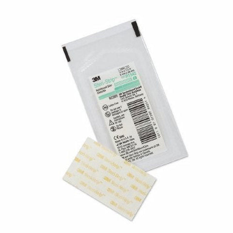 3M, Skin Closure Strip Steri-Strip 1/4 X 1-1/2 Inch Nonwoven Material Reinforced Strip White, Case Of 4 3M