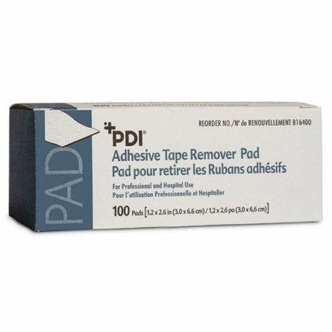 Professional Disposables, Adhesive Remover PDI  Pad 100 per Pack, Case Of 10 Professional Disposables