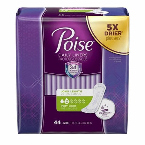Poise, Bladder Control Pad 8-1/2 Inch, Pack Of 44 Poise