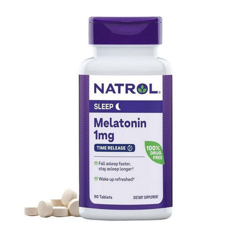 Natrol, Melatonin Time Release, 1 Mg, 90 Tabs Natrol