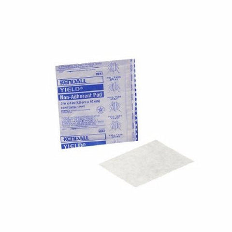 Cardinal, Non-Adherent Dressing Dermacea Rayon, Polyester 3 X 2 Inch Sterile, Case Of 24 Cardinal