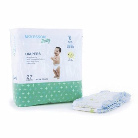 McKesson, Unisex Baby Diaper Size 5 Disposable Heavy Absorbency, Count of 1 McKesson