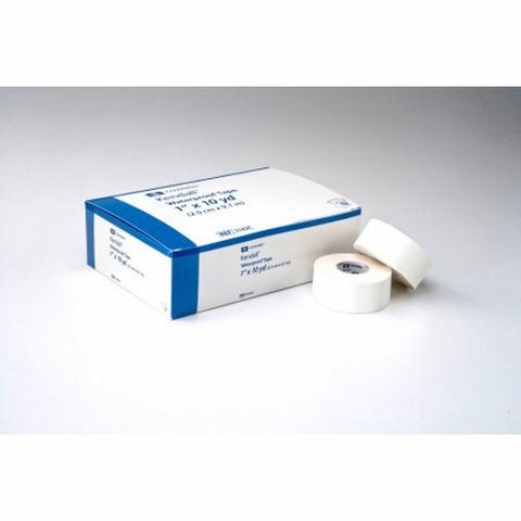 Kendall, Waterproof Medical Tape Kendall White 1 Inch X 10 Yard Cloth, 1 Roll Kendall
