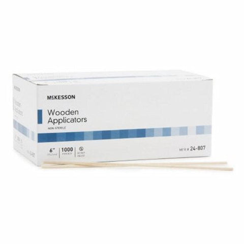 McKesson, Applicator Stick McKesson Without Tip Wood Shaft 6 Inch NonSterile 1000 per Pack, Case Of 20 McKesson