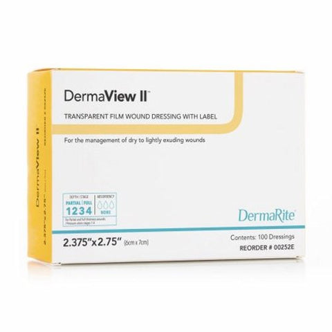 DermaRite, Transparent Film Dressing, Box Of 100 DermaRite