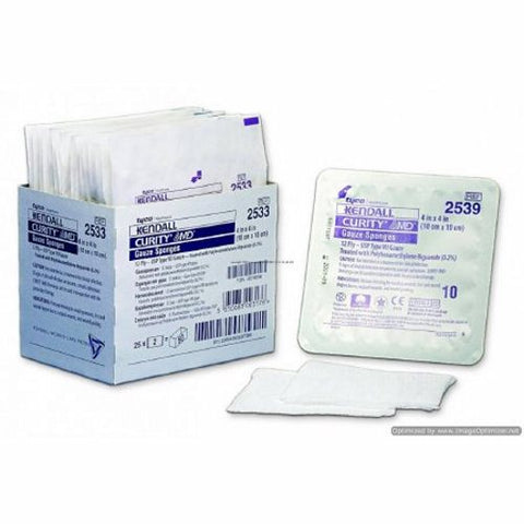Cardinal, USP Type VII Antimicrobial Gauze Sponge 4 X 4 Inch Sterile, Case Of 24 Cardinal