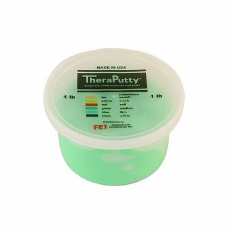 Fabrication Enterprises, Therapy Putty CanDo  Antimicrobial TheraPutty  Medium 1 lbs., 1 Lb Fabrication Enterprises